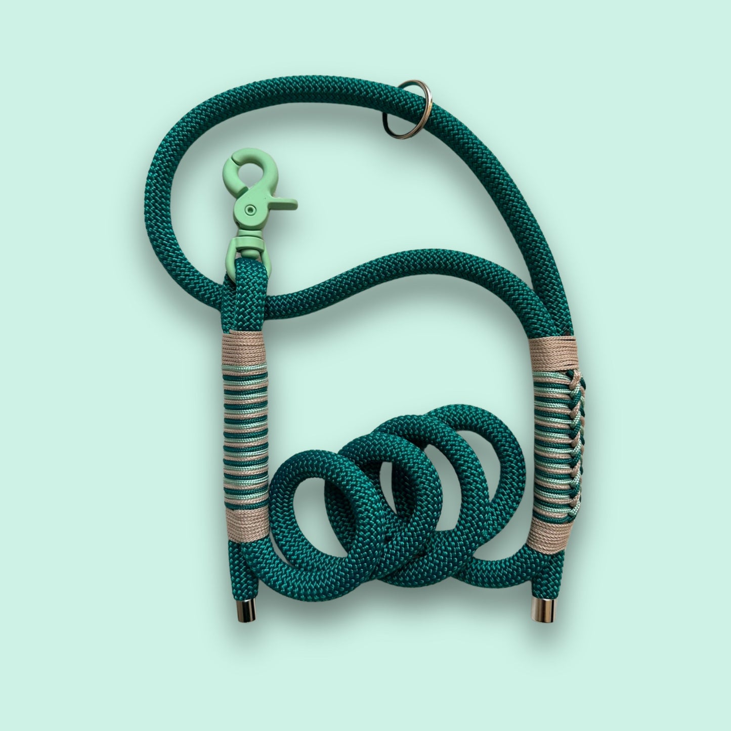 Guinzaglio in corda resistente in nylon per cani di tutte le taglie
