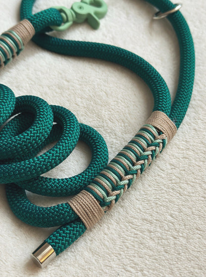 Guinzaglio in corda resistente in nylon per cani di tutte le taglie