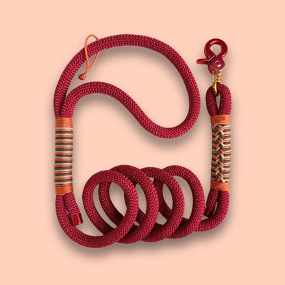 guinzaglio in corda rosso