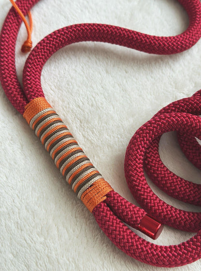 guinzaglio in corda rosso