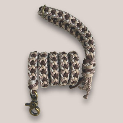 Guinzaglio per cani marrone e beige