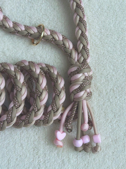 Guinzaglio in paracod rosa