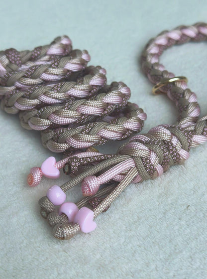 Guinzaglio in paracod rosa